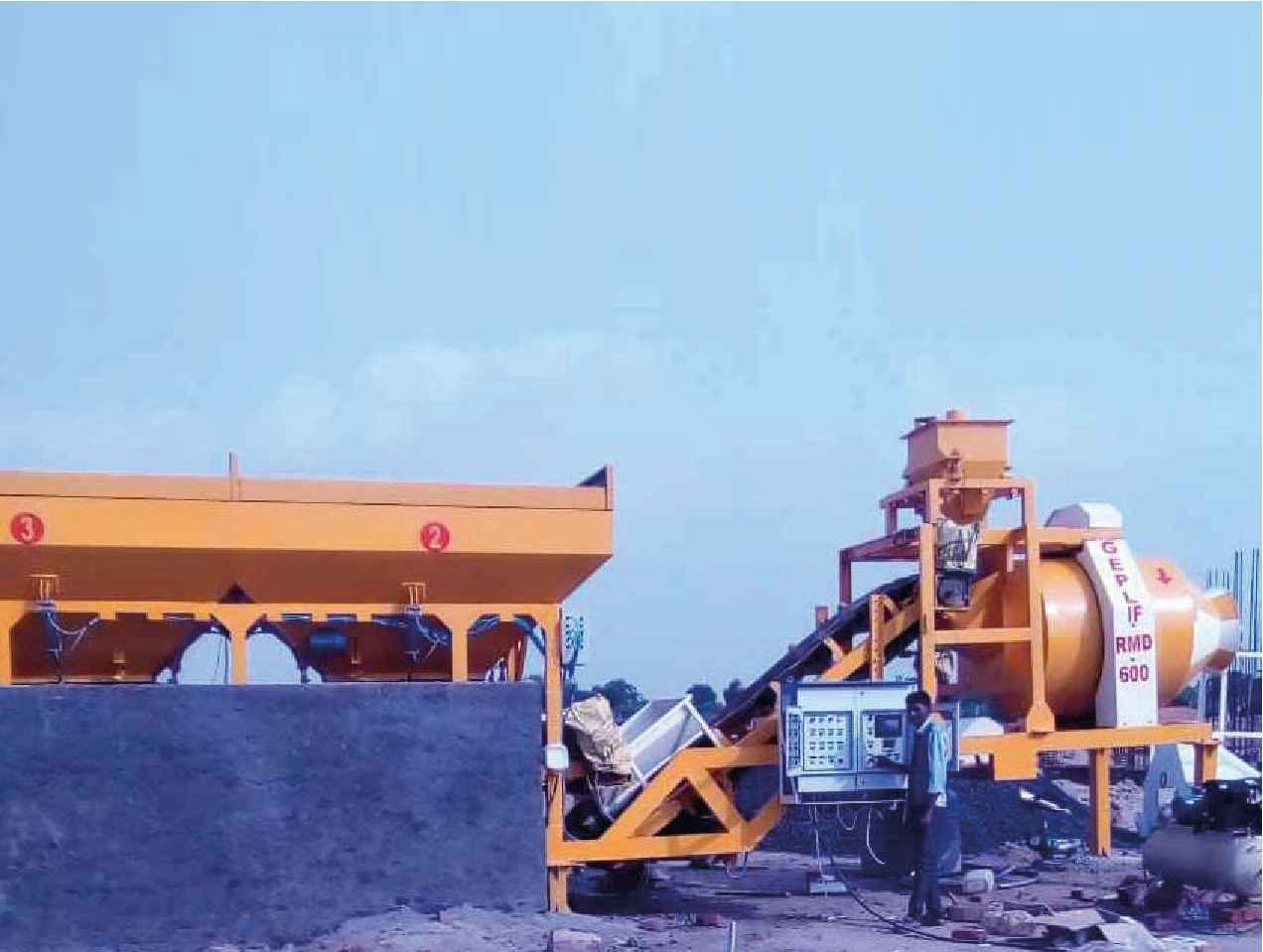 Reversible Concrete Batching Plant in india